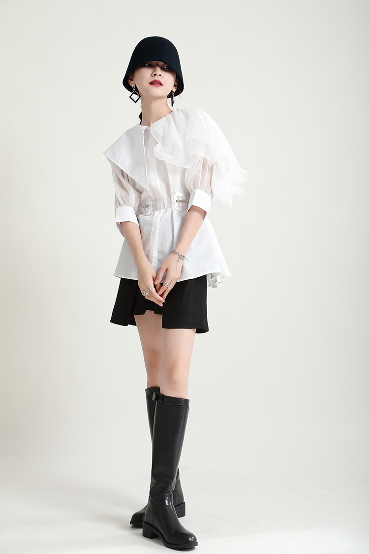 Organdie Short Sleeve Shirt