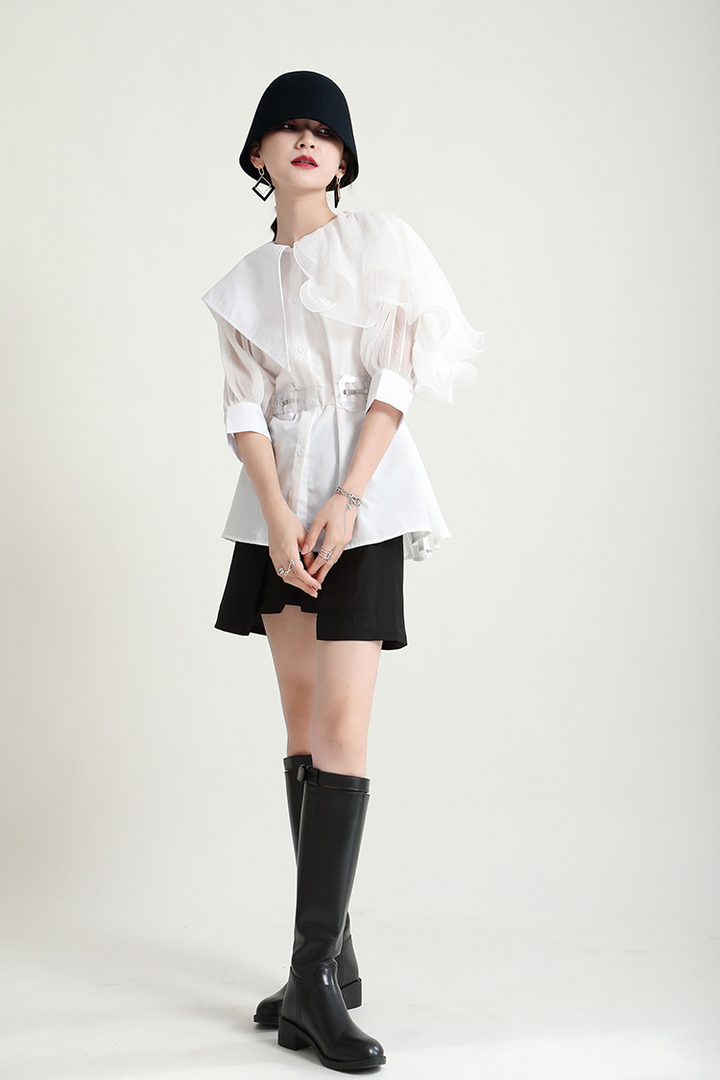 Organdie Short Sleeve Shirt