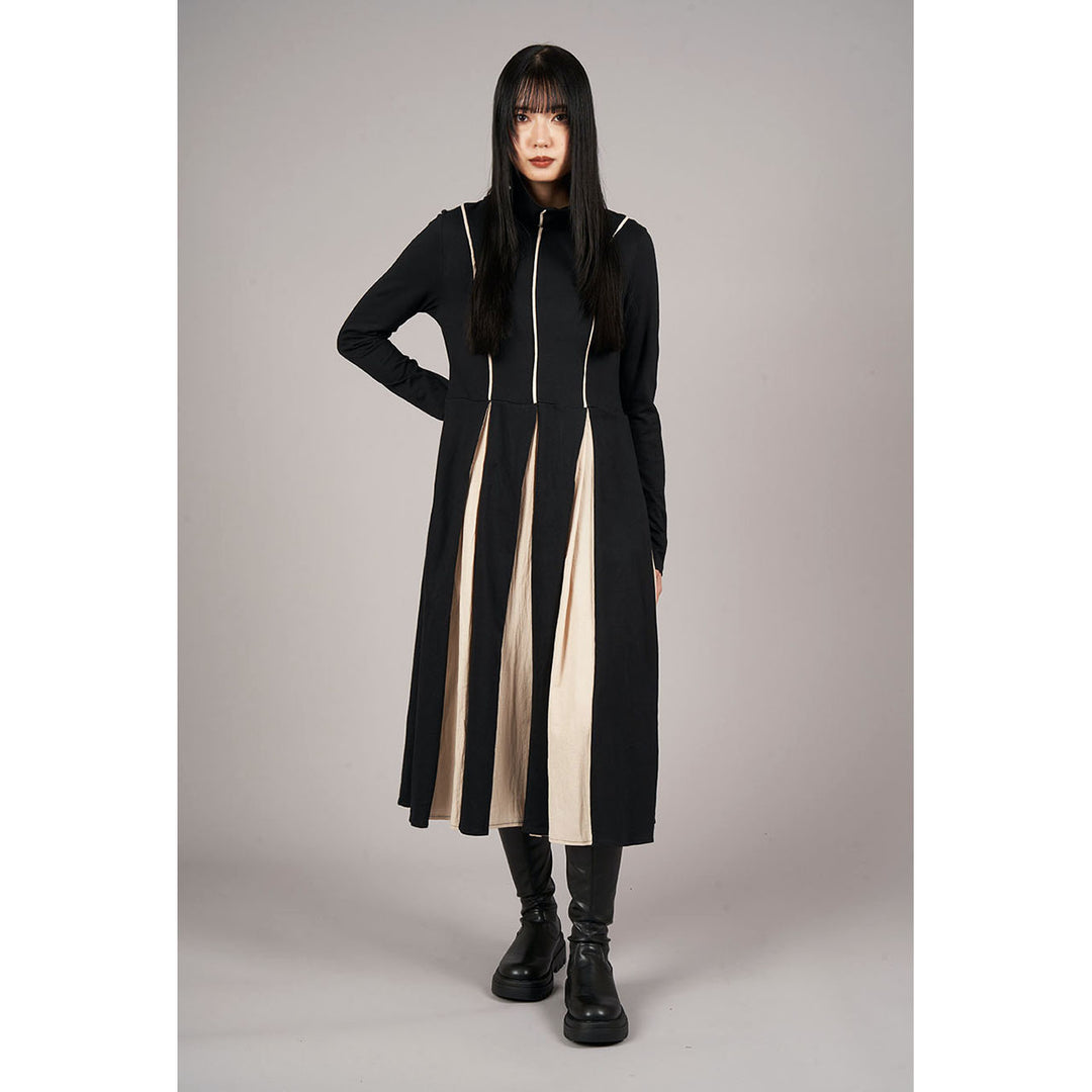 Bicolor High Neck Onepiece