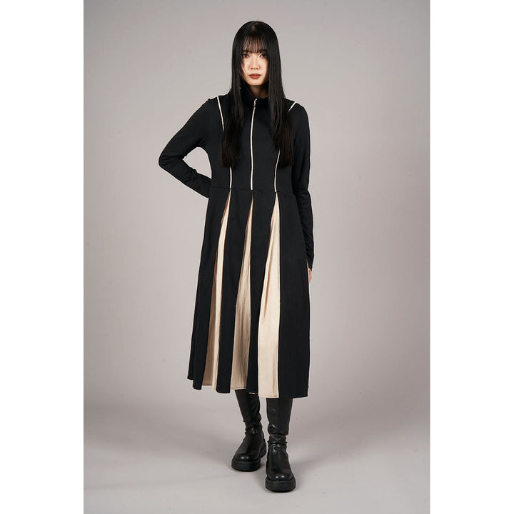 Bicolor High Neck Onepiece