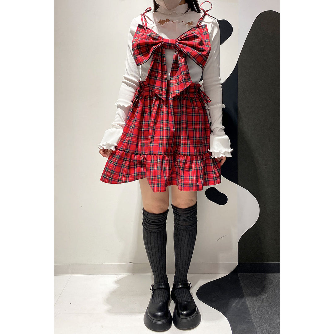 Frill Gathered Short Skirt ¥8,480 / ¥7,980