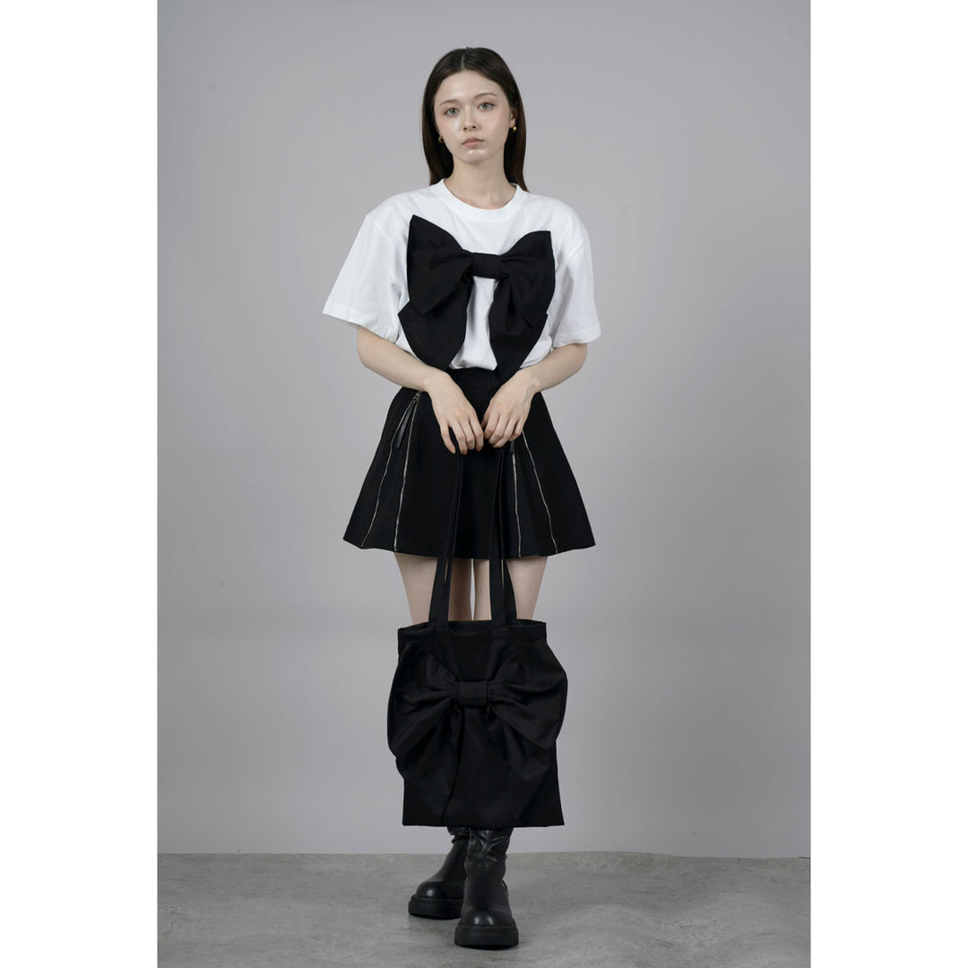 Front Ribbon Tote Bag (Small)