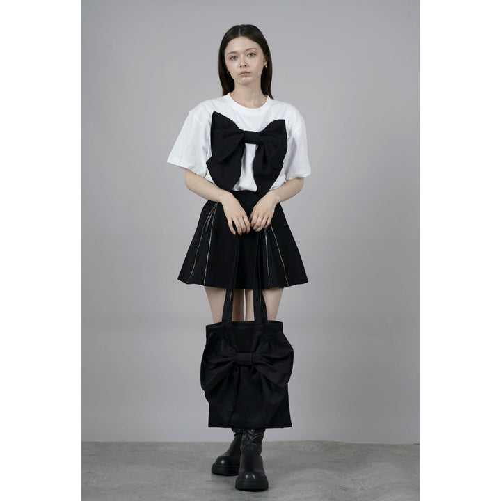 Front Ribbon Tote Bag (Small)