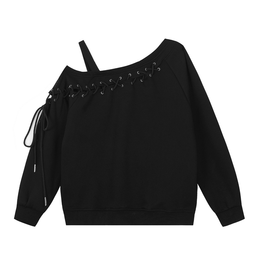 One Shoulder Braided Tops