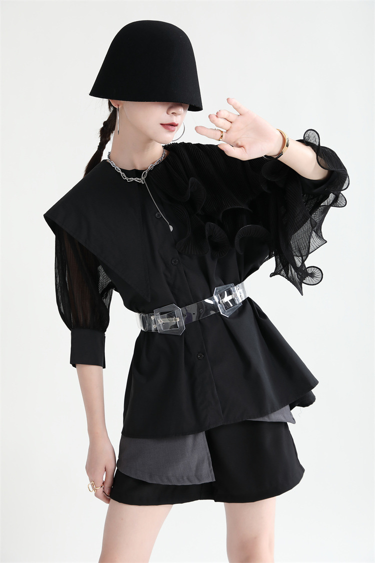 Organdie Short Sleeve Shirt