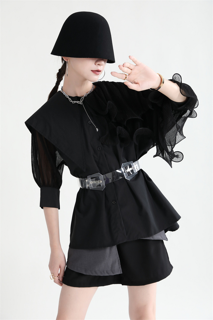 Organdie Short Sleeve Shirt