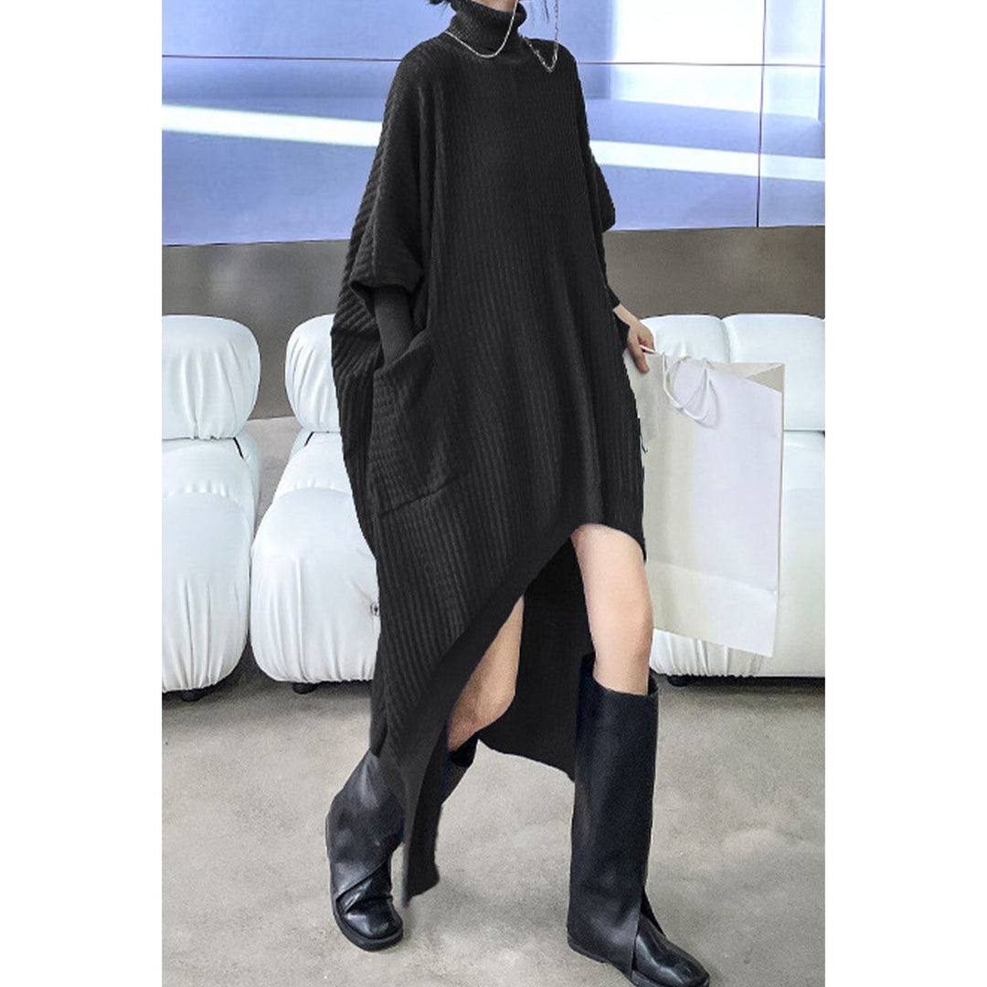 Dolman Sleeve Fishtail Loose Onepiece