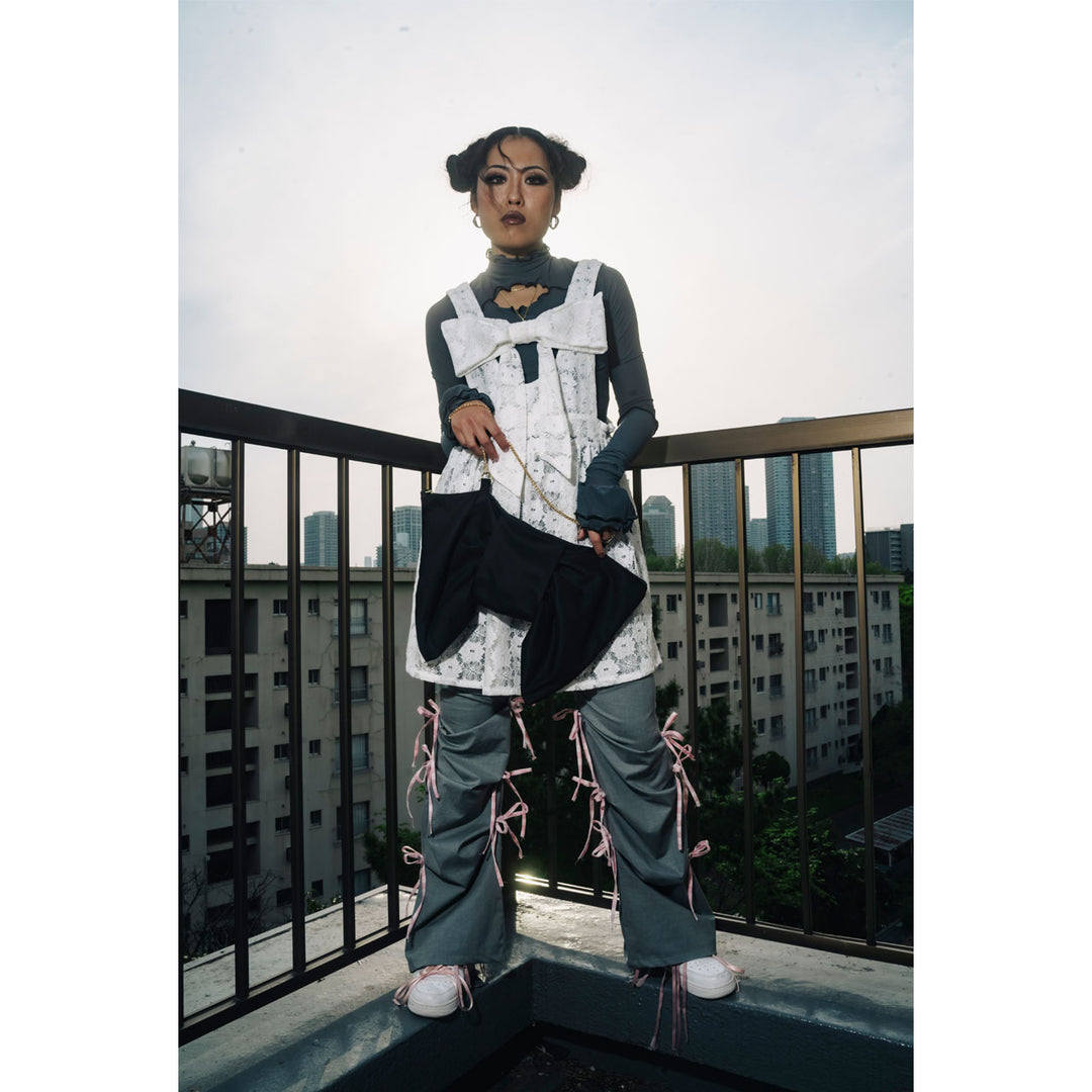 Big Ribbon Chain Shoulder Bag