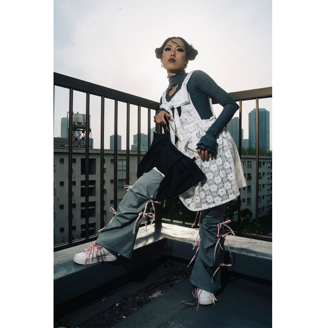 Big Ribbon Chain Shoulder Bag