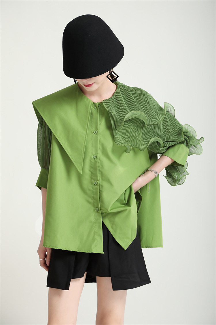 Organdie Short Sleeve Shirt