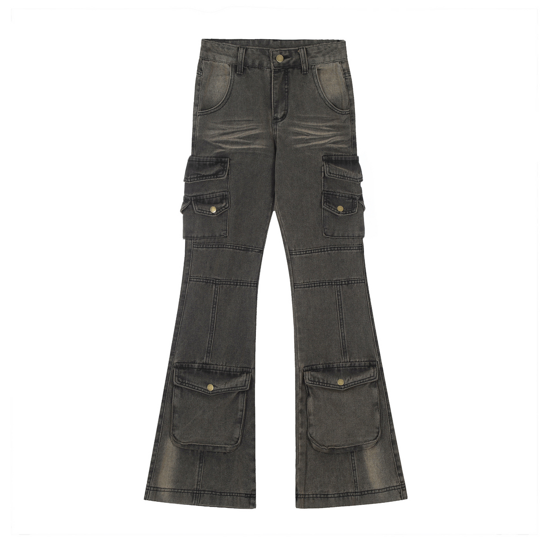Pocket Washed Slim Jeans