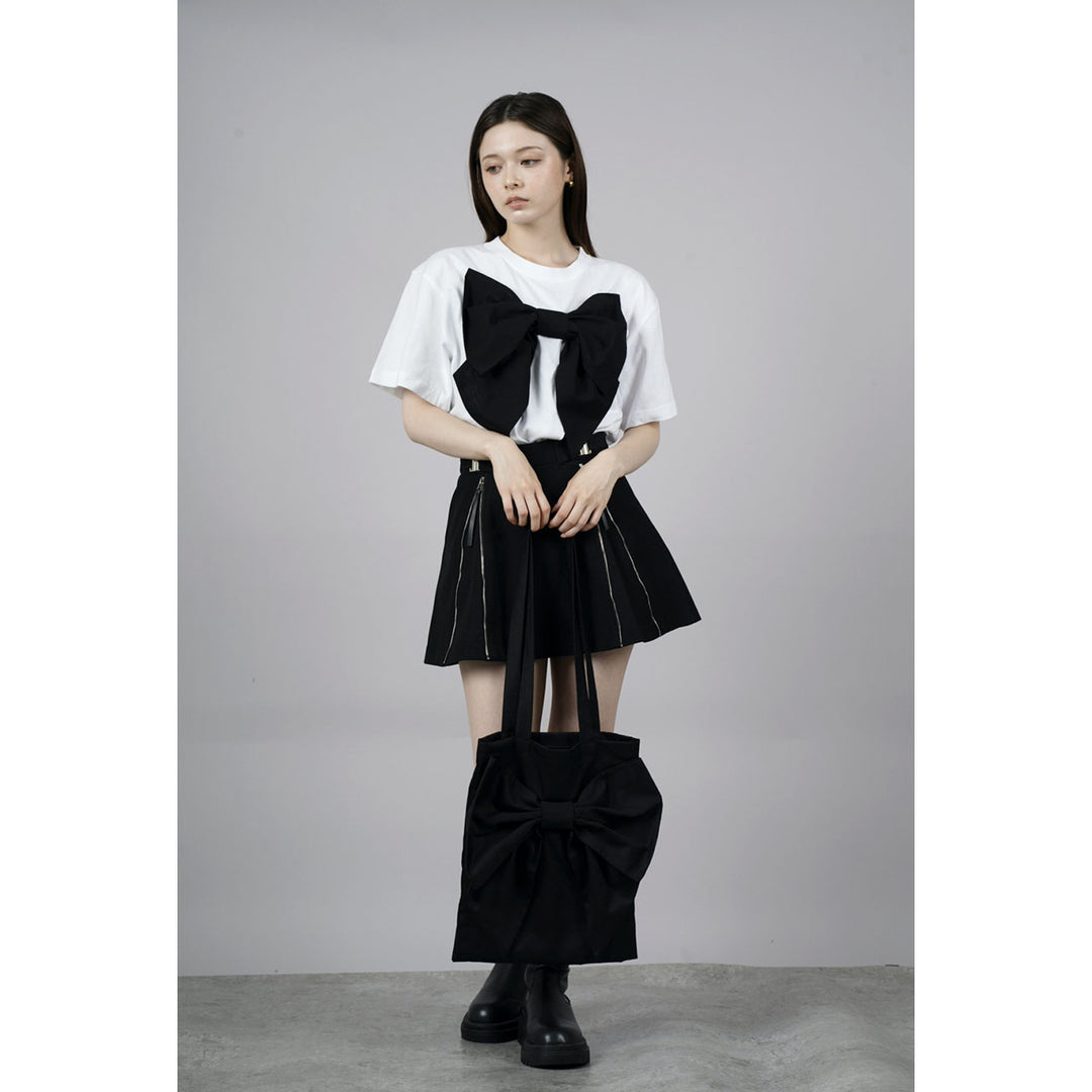 Front Ribbon Tote Bag (Small)