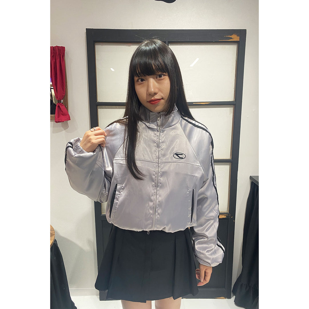 Side Line Silver Track Jacket