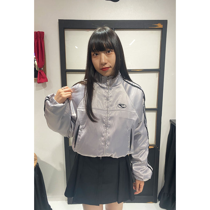 Side Line Silver Track Jacket