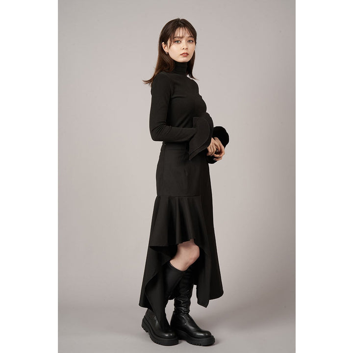 Asymmetry Flare Skirt