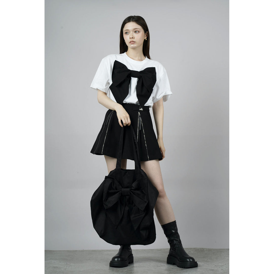 Front Ribbon Tote Bag (Big)