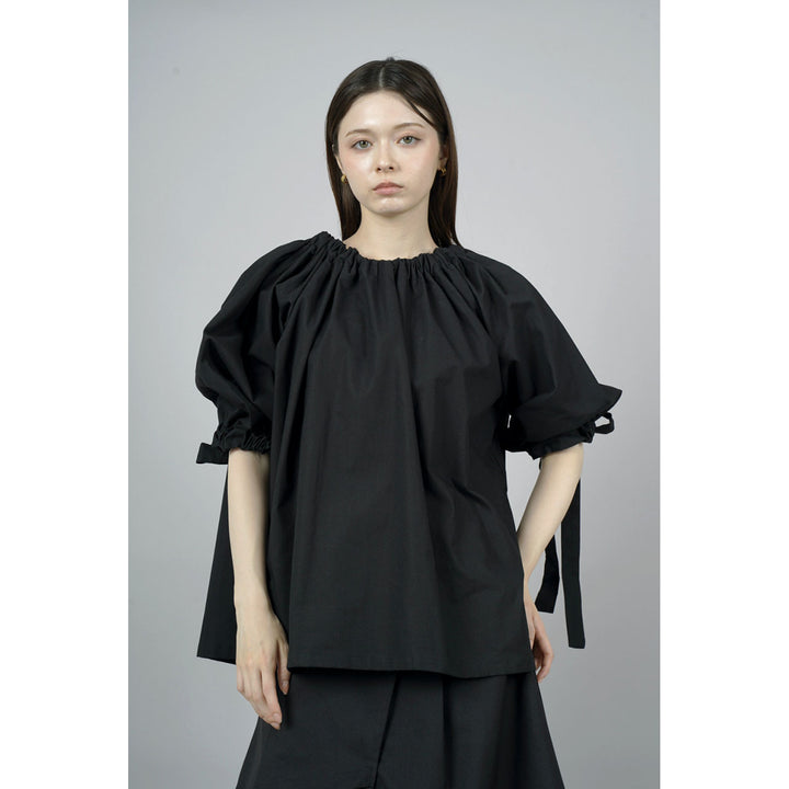 Gathered Shirring Blouse