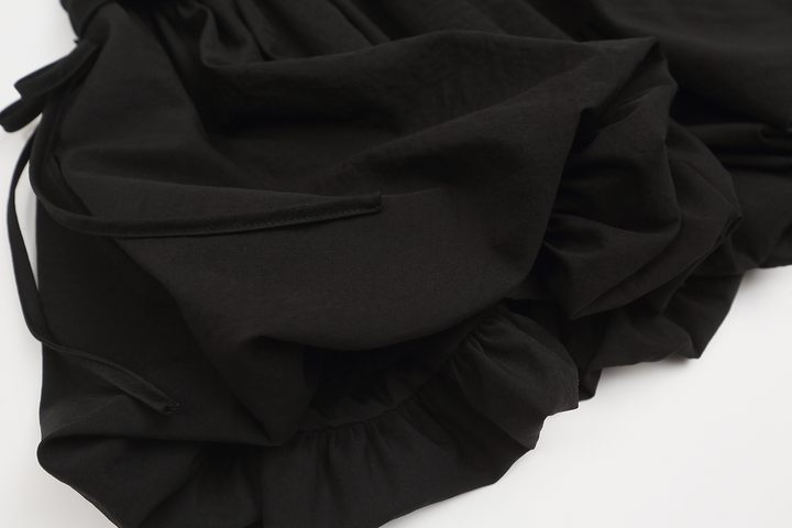 Embroidery Balloon Mini Skirt