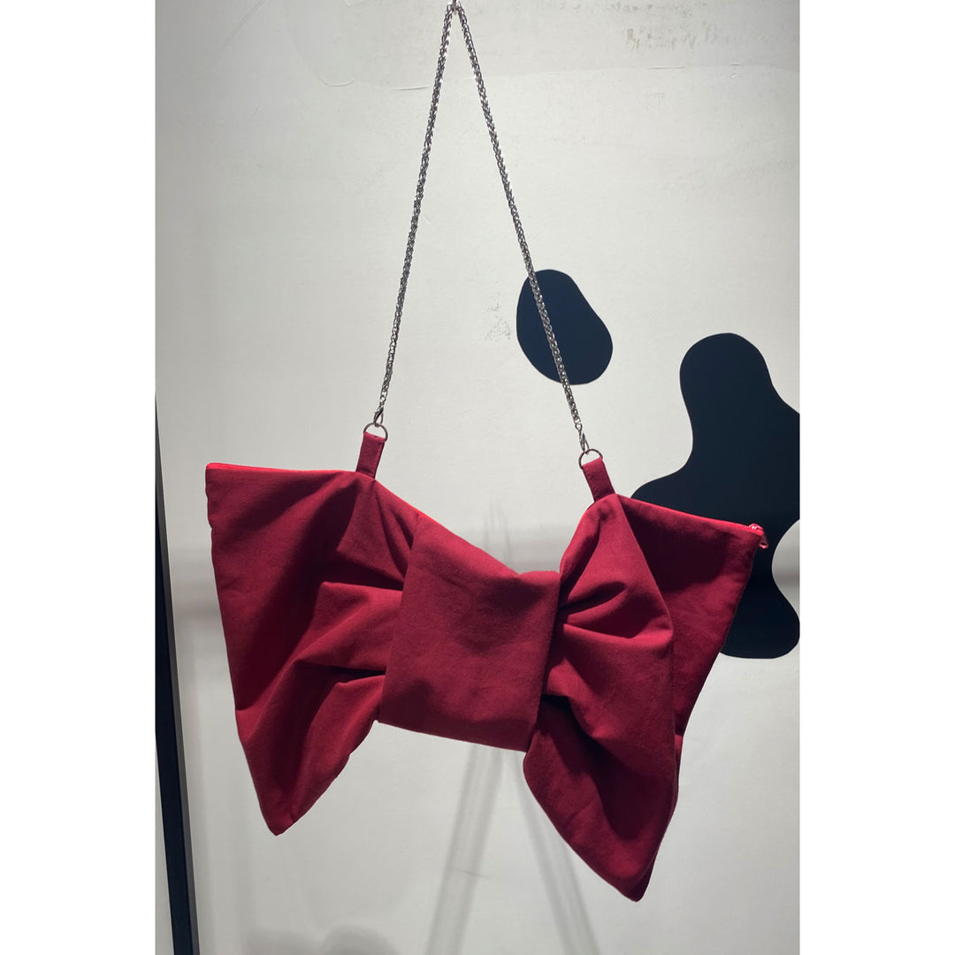 Big Ribbon Chain Shoulder Bag
