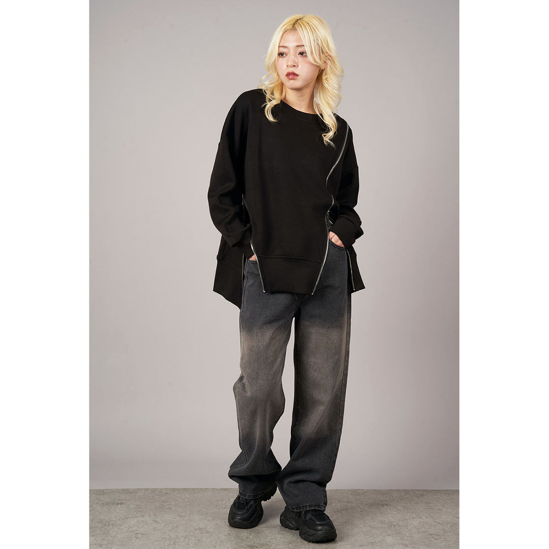 Gradation Black Denim Jeans