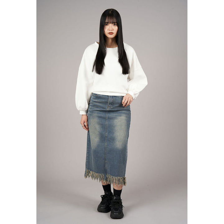 Back Ribbon Pullover