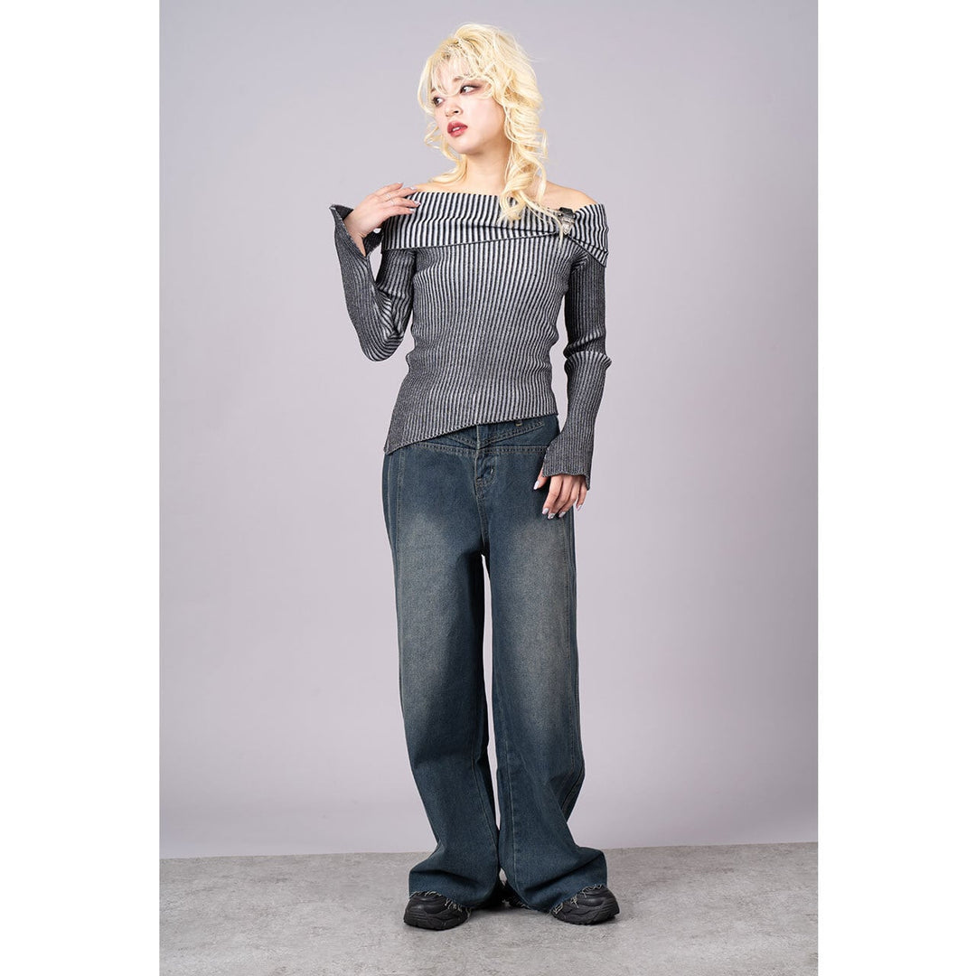 Side Switching Yoke Denim Jeans