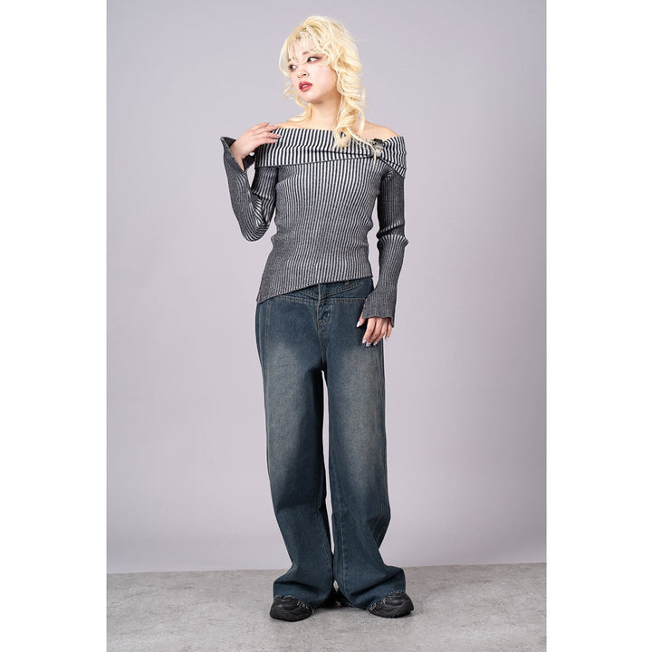 Side Switching Yoke Denim Jeans