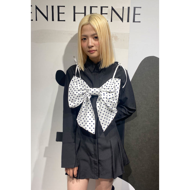 Front Ribbon Bustier (Dot)