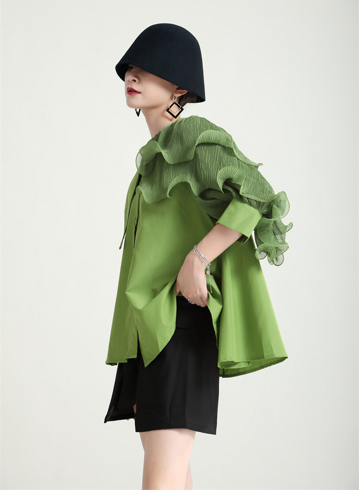 Organdie Short Sleeve Shirt