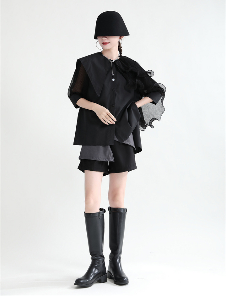 Organdie Short Sleeve Shirt