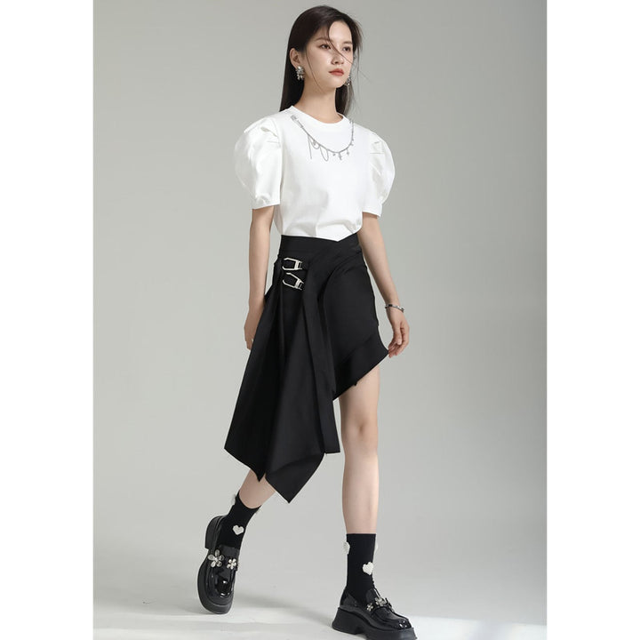 Tuck Puff Sleeve T-shirt