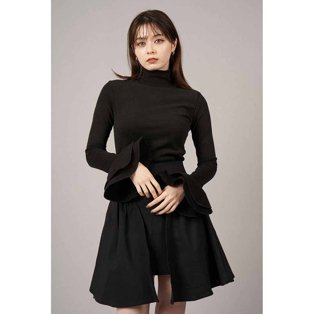 Frill Sleeve Pullover