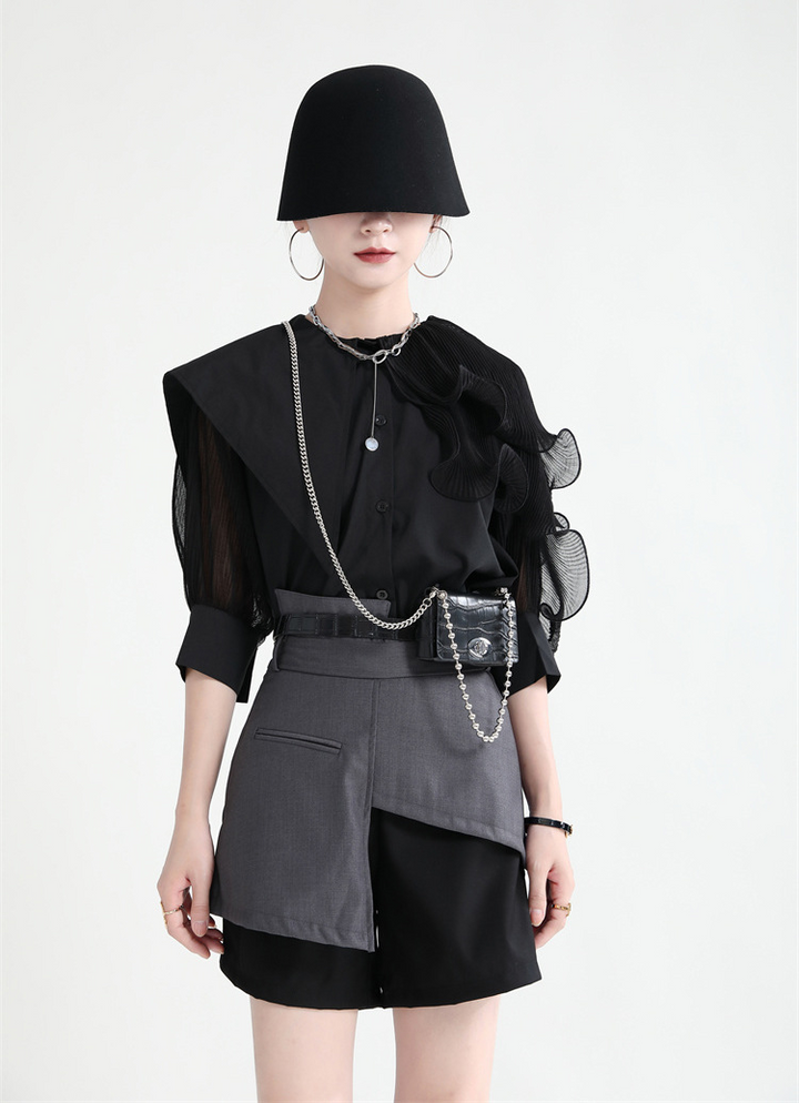 Organdie Short Sleeve Shirt