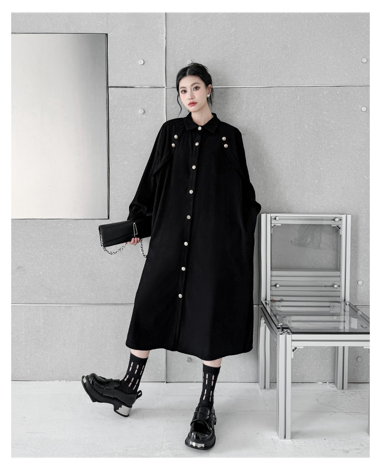 French style button one-piece