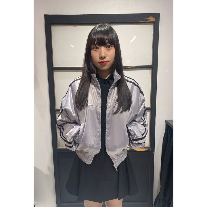 Side Line Silver Track Jacket