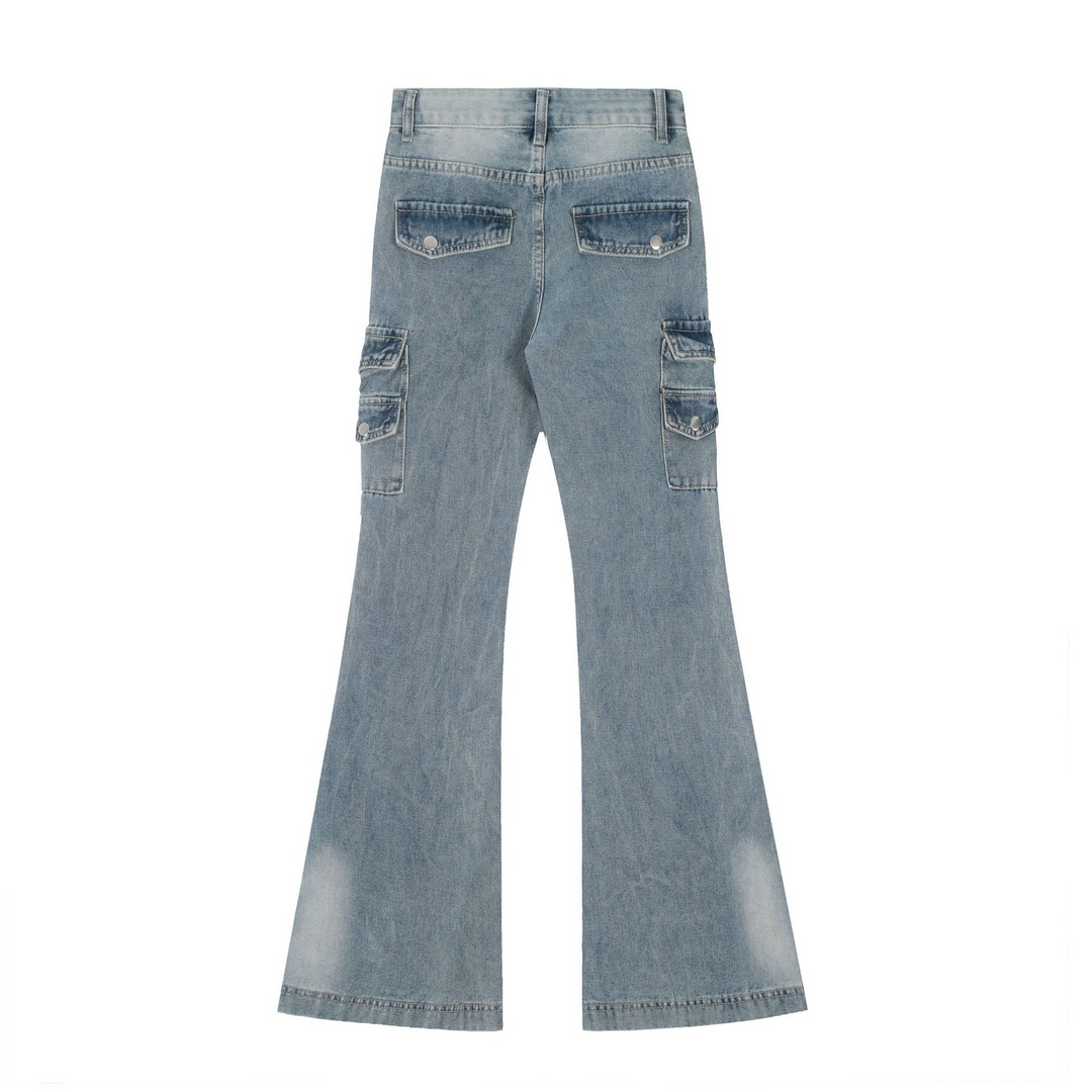 Pocket Washed Slim Jeans