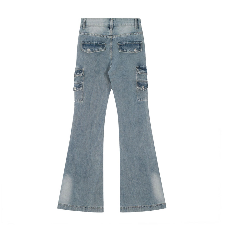 Pocket Washed Slim Jeans