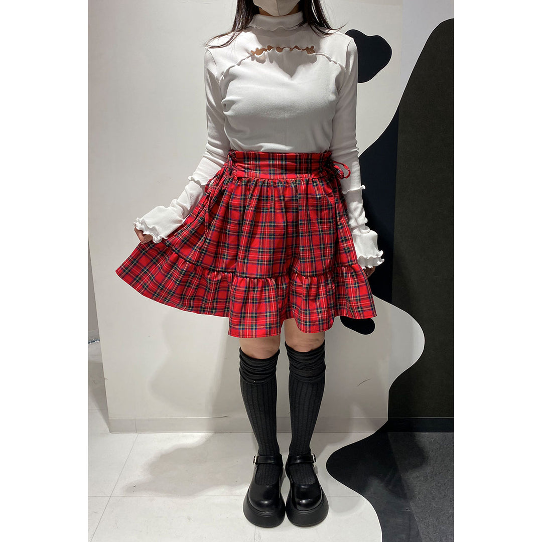Frill Gathered Short Skirt ¥8,480 / ¥7,980