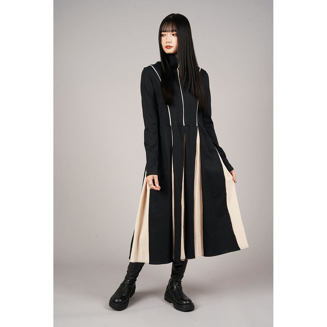 Bicolor High Neck Onepiece