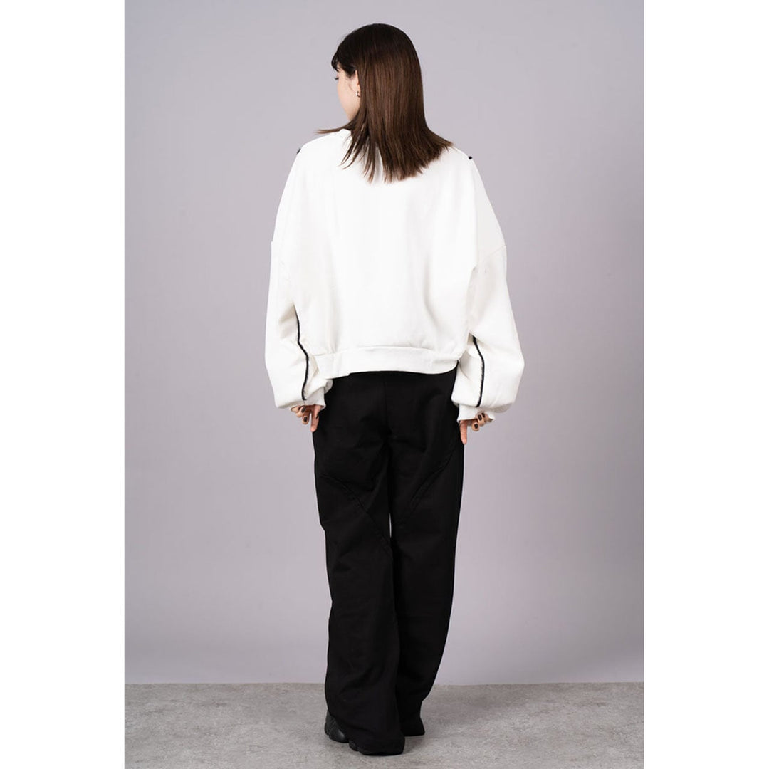 Fringe Lines Volume Pullover