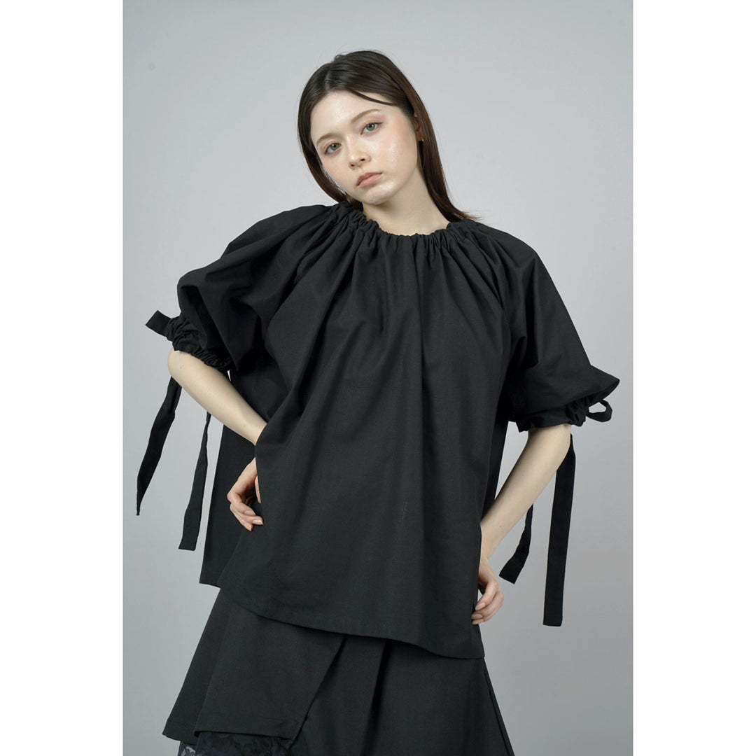 Gathered Shirring Blouse