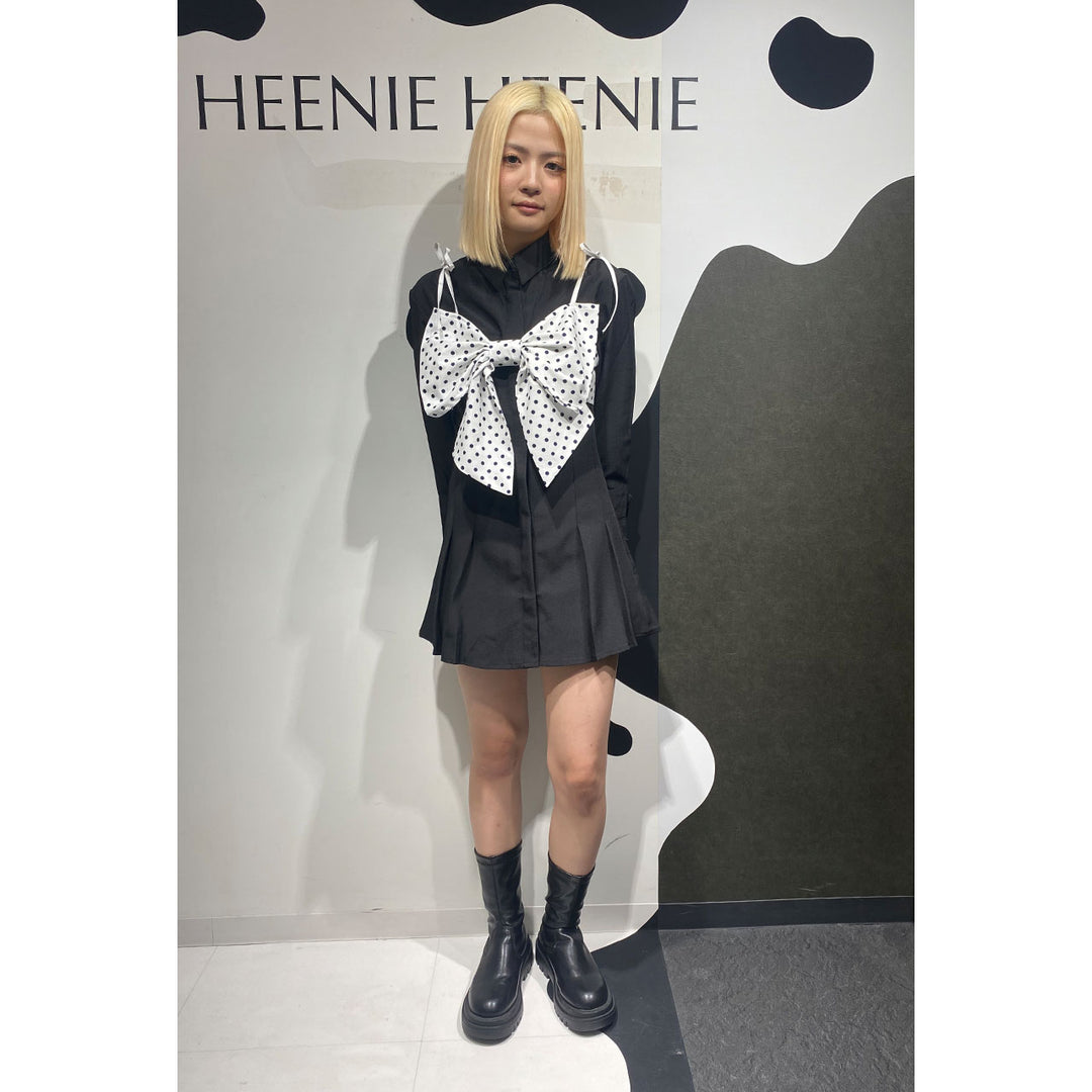 Front Ribbon Bustier (Dot)