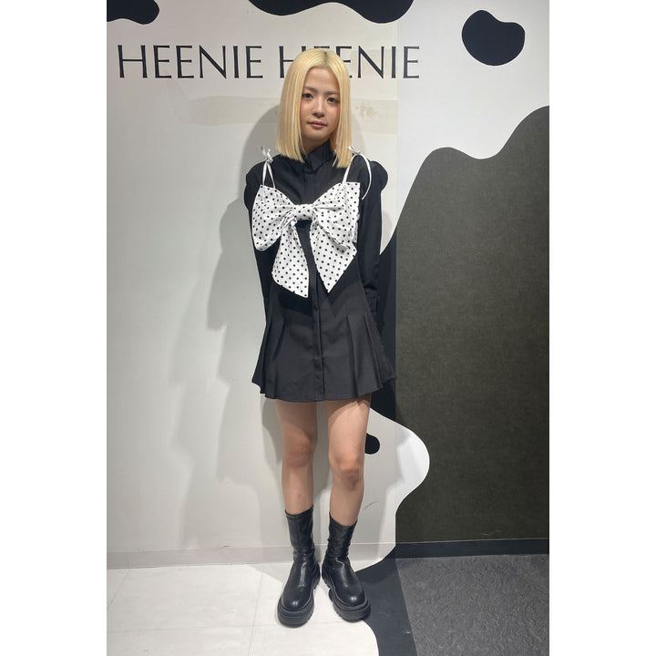 Front Ribbon Bustier (Dot)