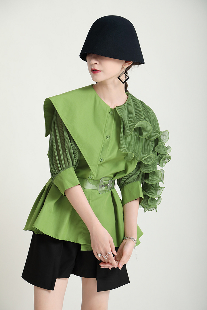 Organdie Short Sleeve Shirt