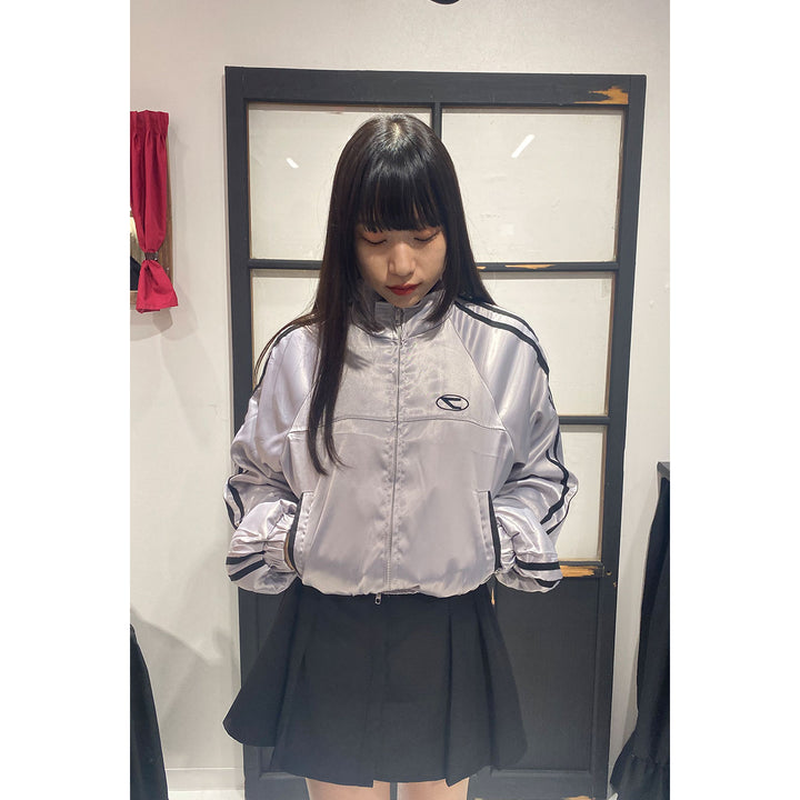 Side Line Silver Track Jacket