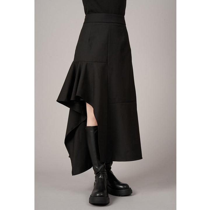 Asymmetry Flare Skirt