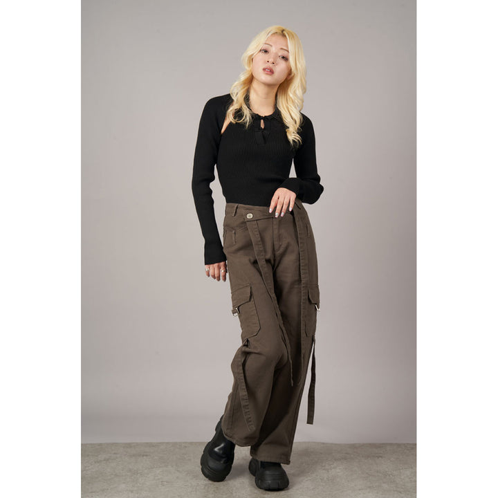 Cross Belt Cargo Pants