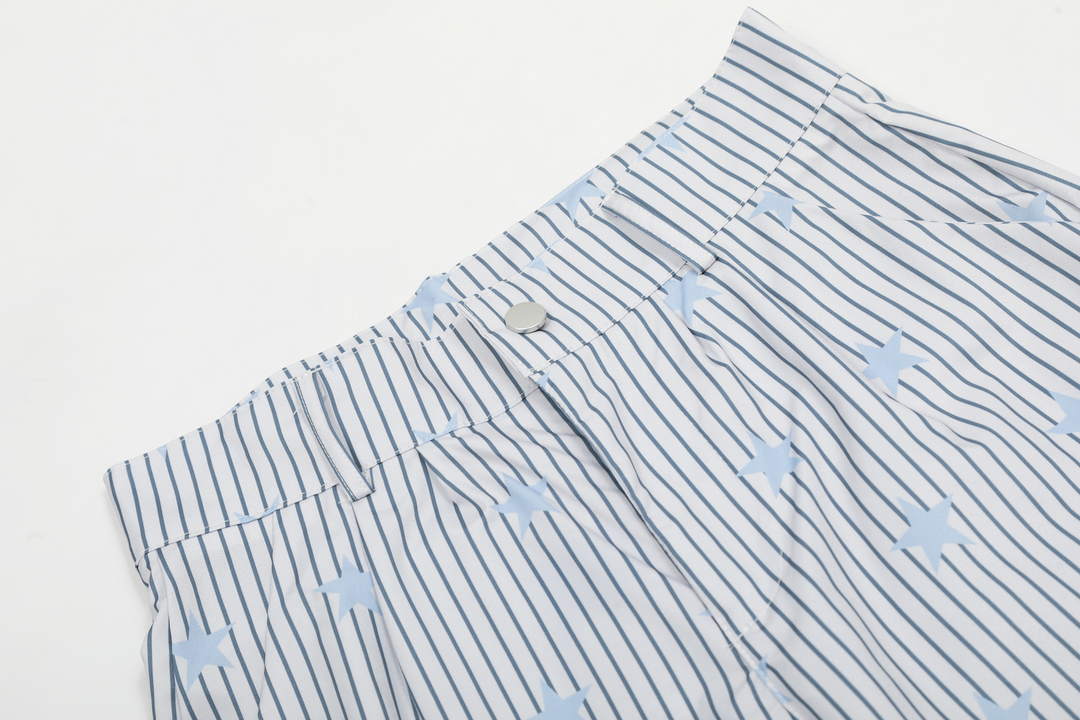 Striped Star Cargo Pants