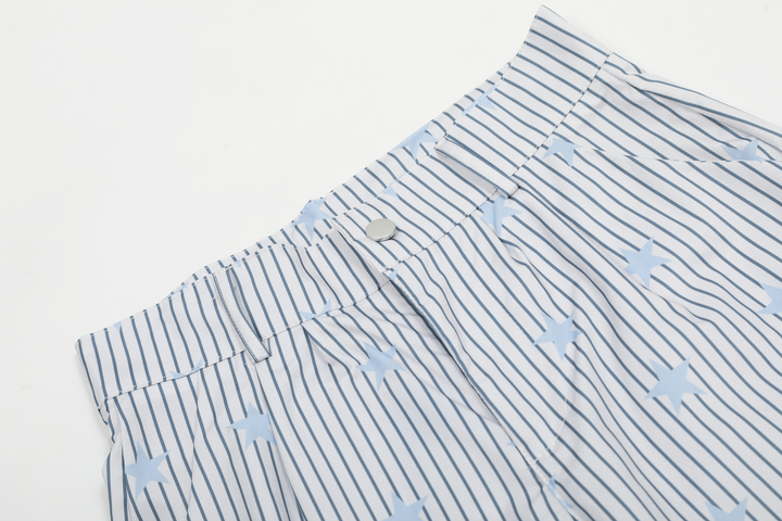 Striped Star Cargo Pants