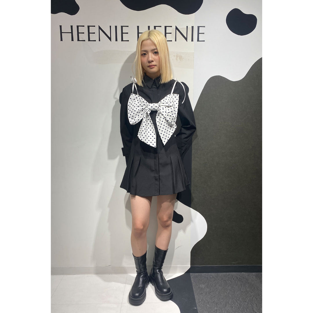 Front Ribbon Bustier (Dot)